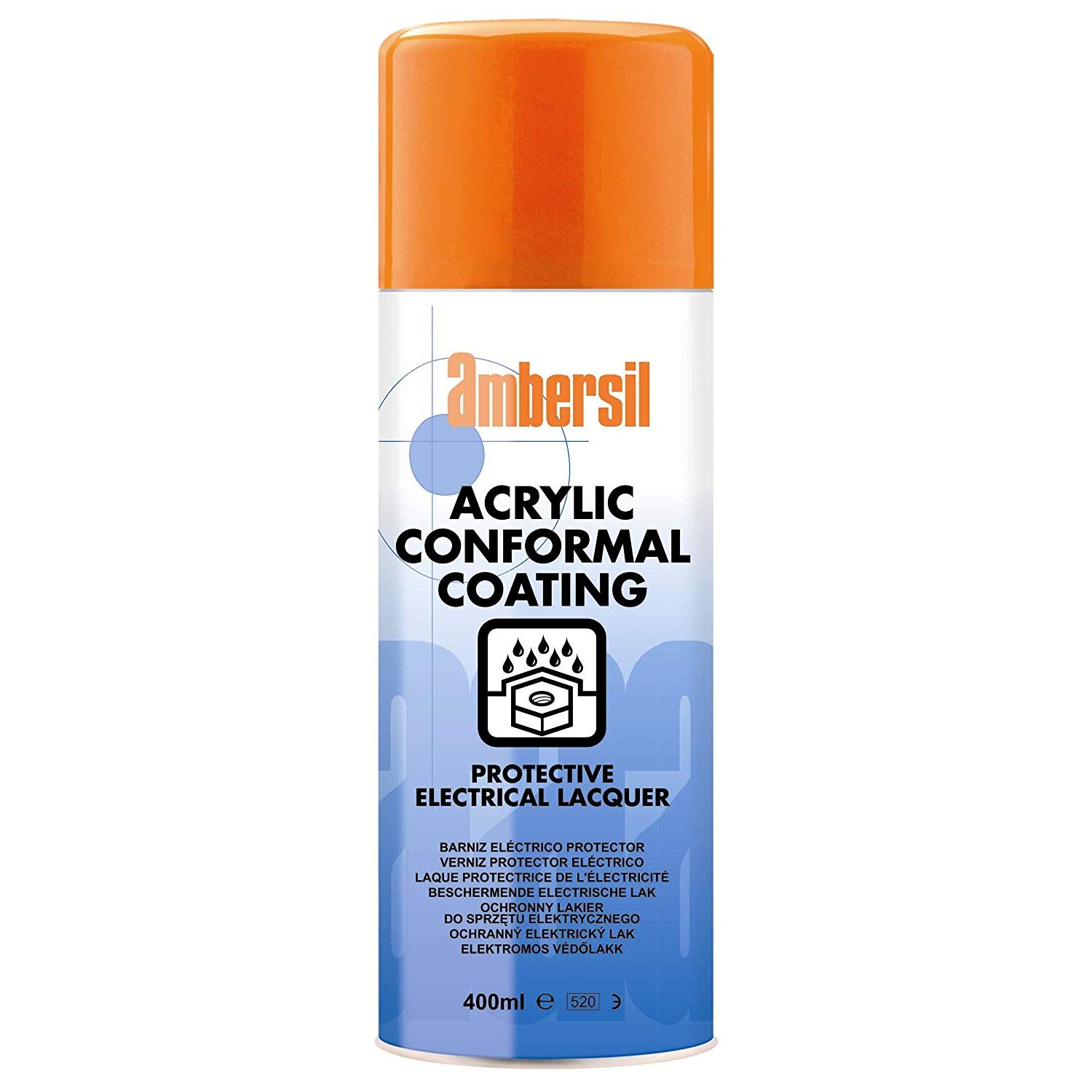 Pack Of 3 Ambersil 400ml Acrylic Conformal Coating Anti Corosion for PCB's 30235
